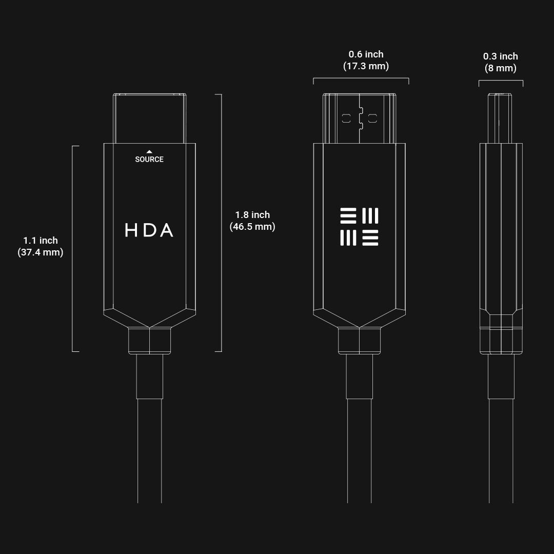 HDA 48G 8K Ultra High Speed Fibre Optic Max HDMI Lead