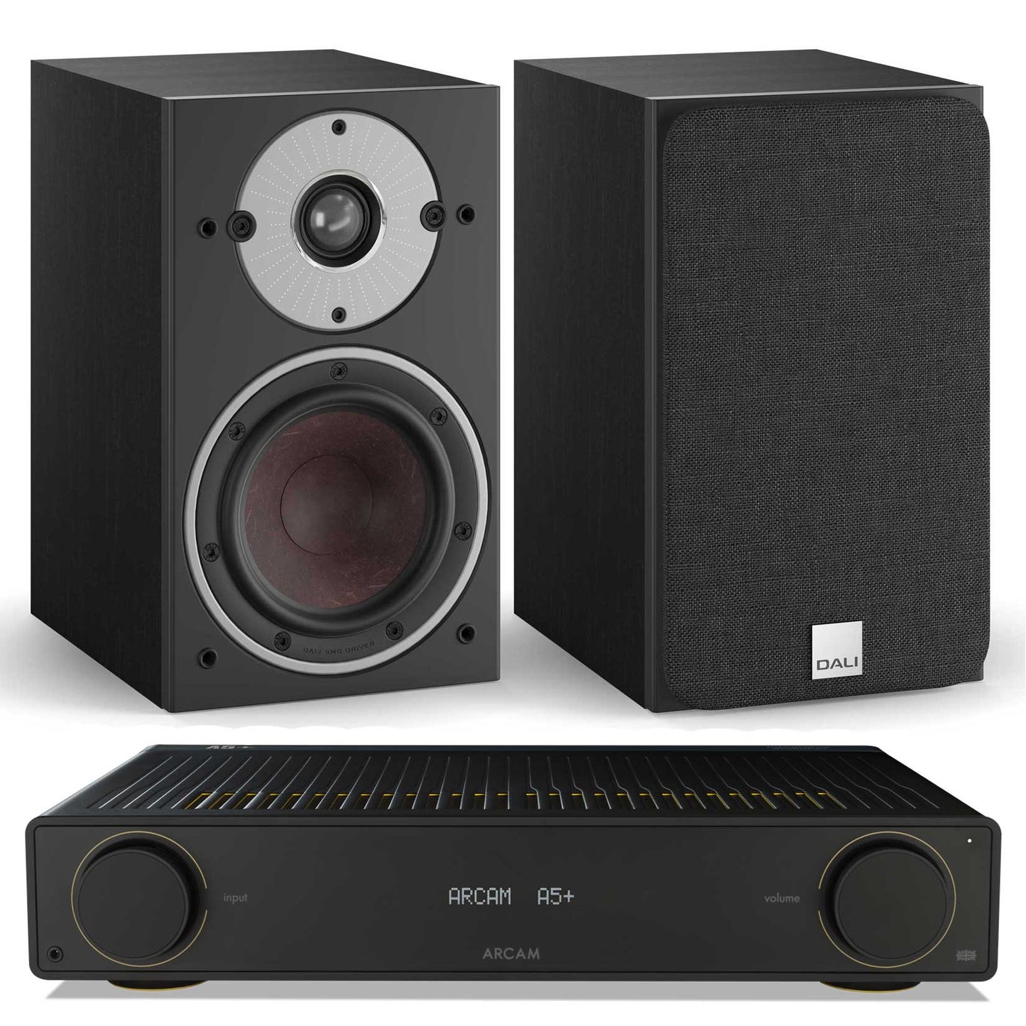 Arcam A5+ with Dali Oberon 1 Black Ash