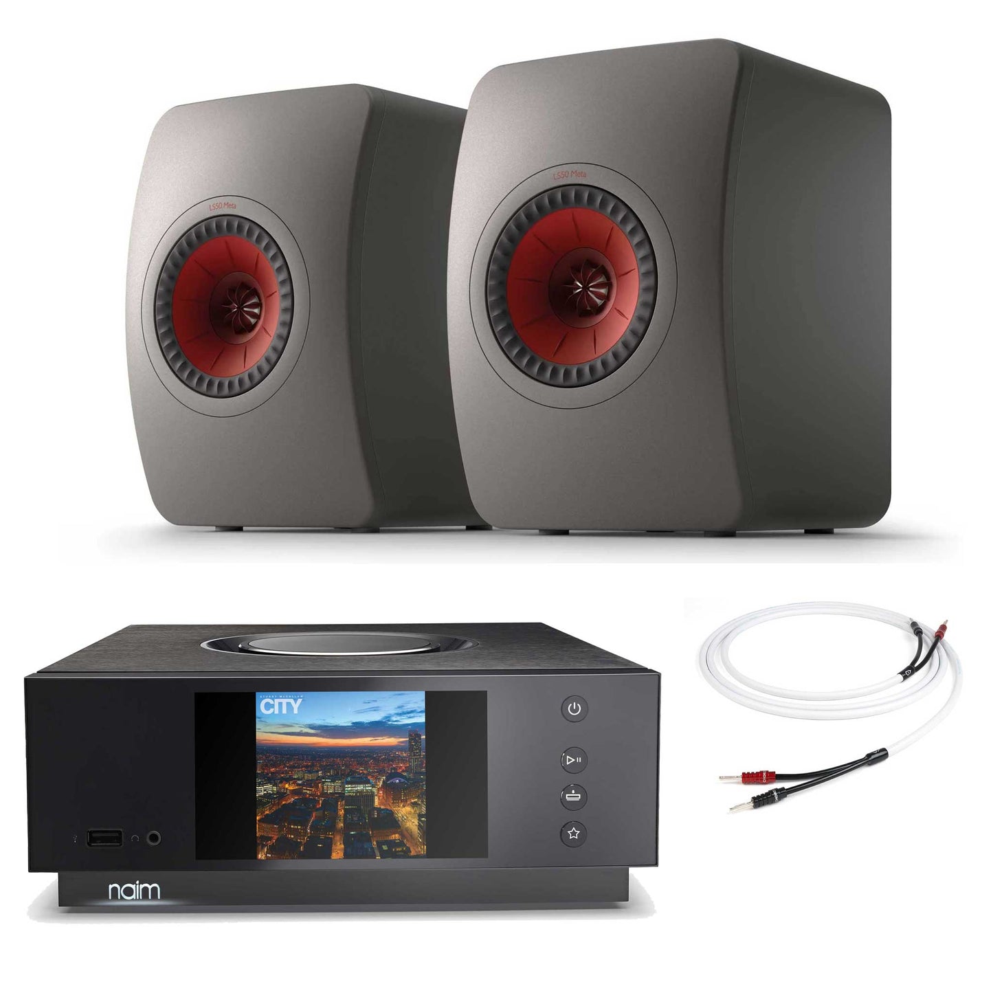 Naim Uniti Atom With KEF LS50 Meta Speakers