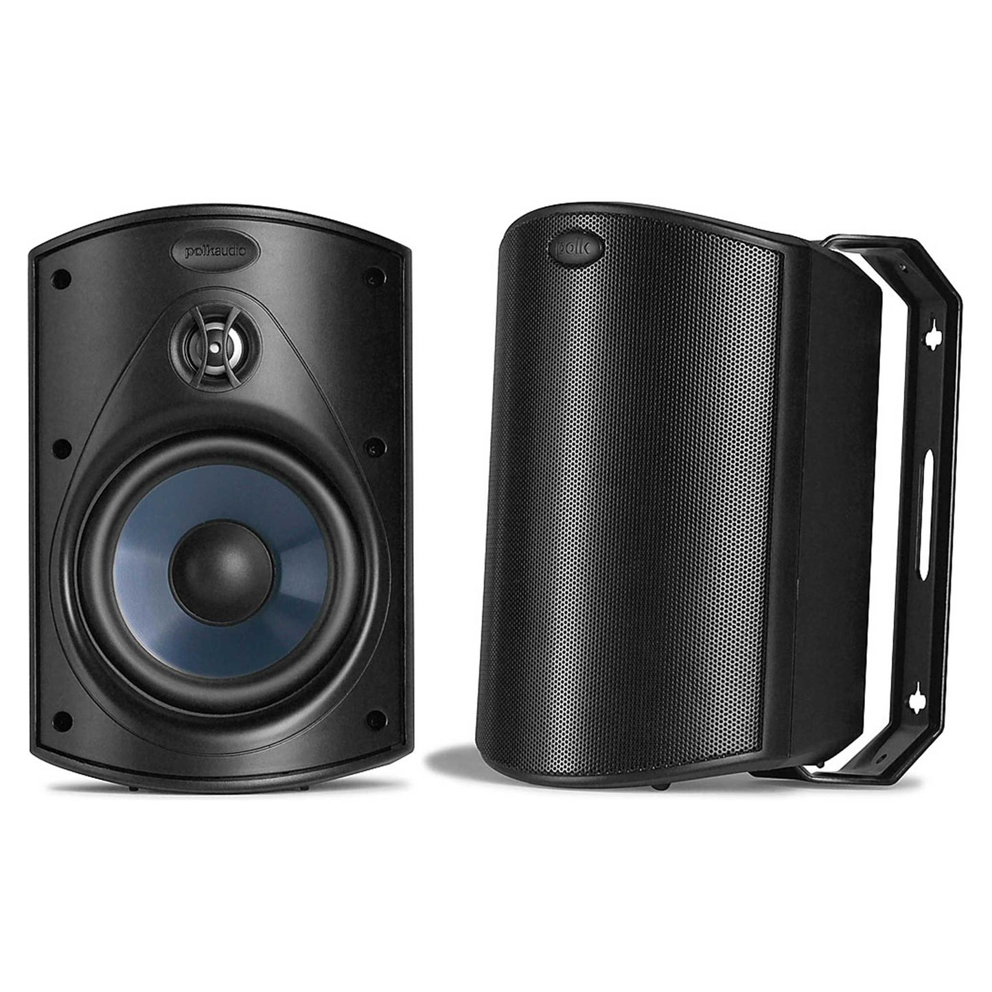 Polk Atrium 4 Outdoor Speakers Black Grille Off