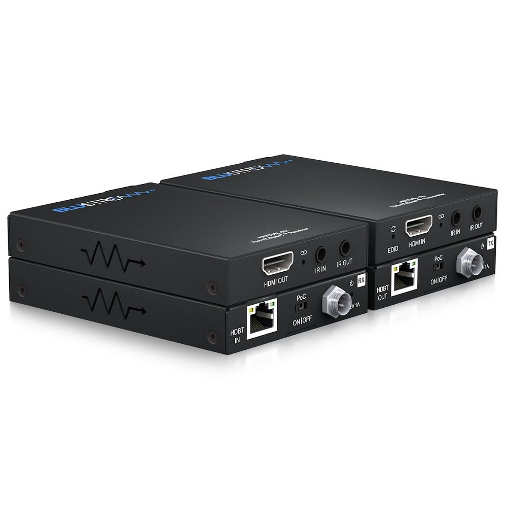 Blustream HEX70SL-KIT 4K HDMI Extender Set Angled View