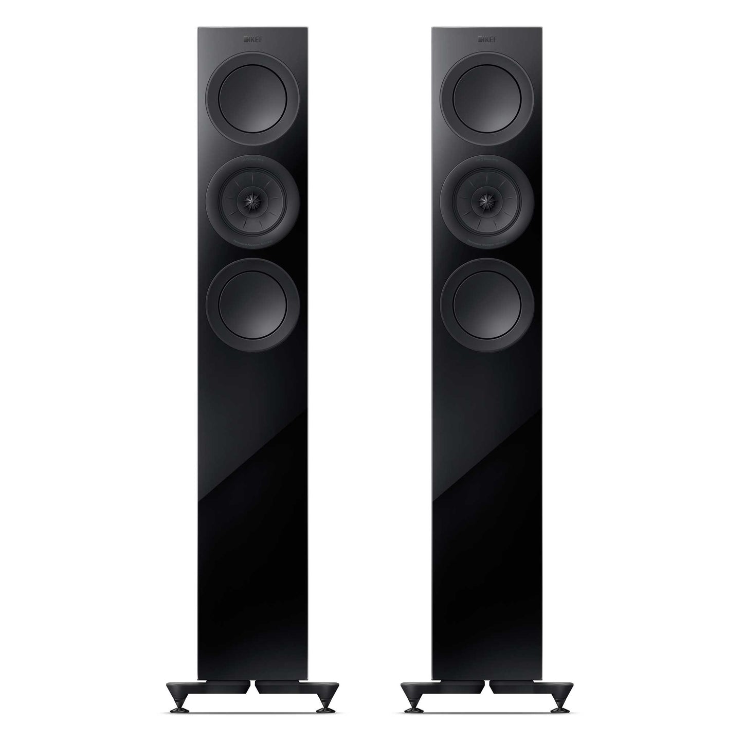 KEF R5 Meta Black Gloss Front