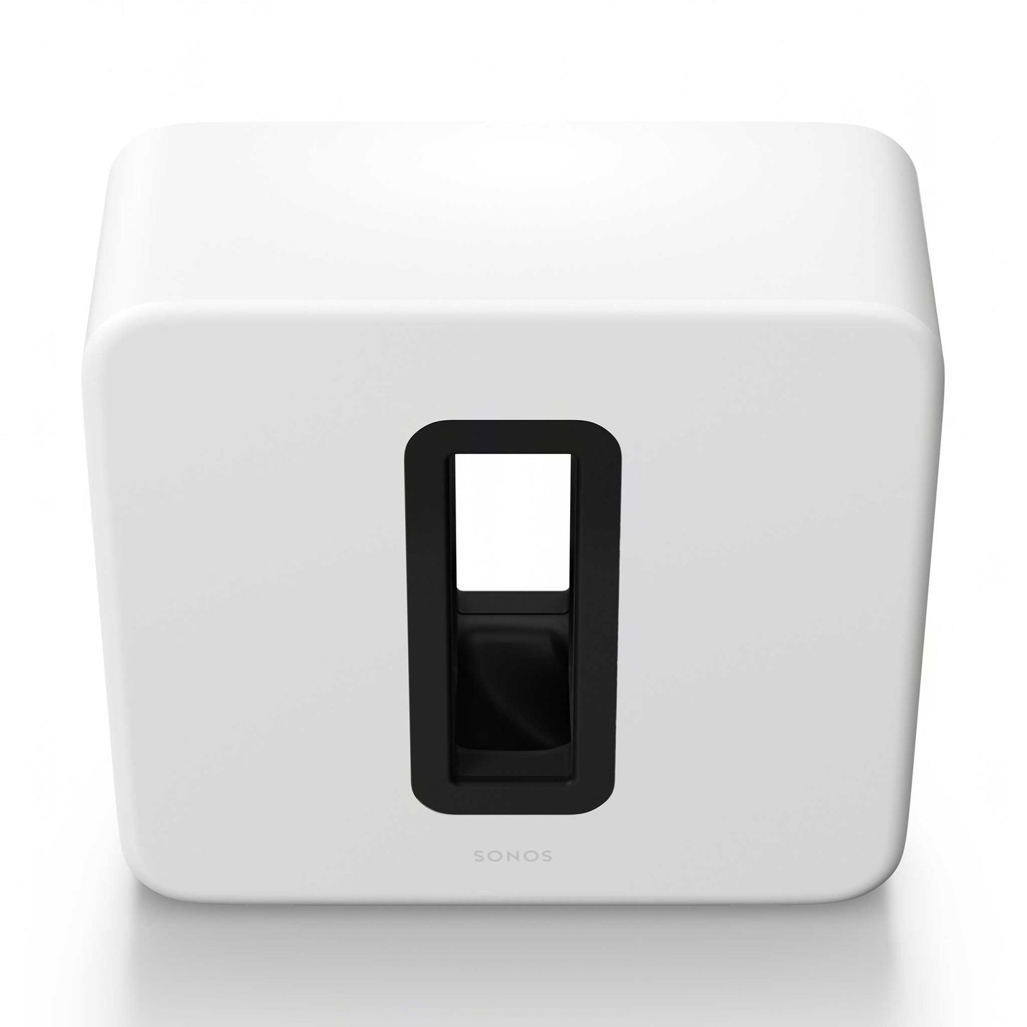 Sonos Sub 4 Matte White Front Angle