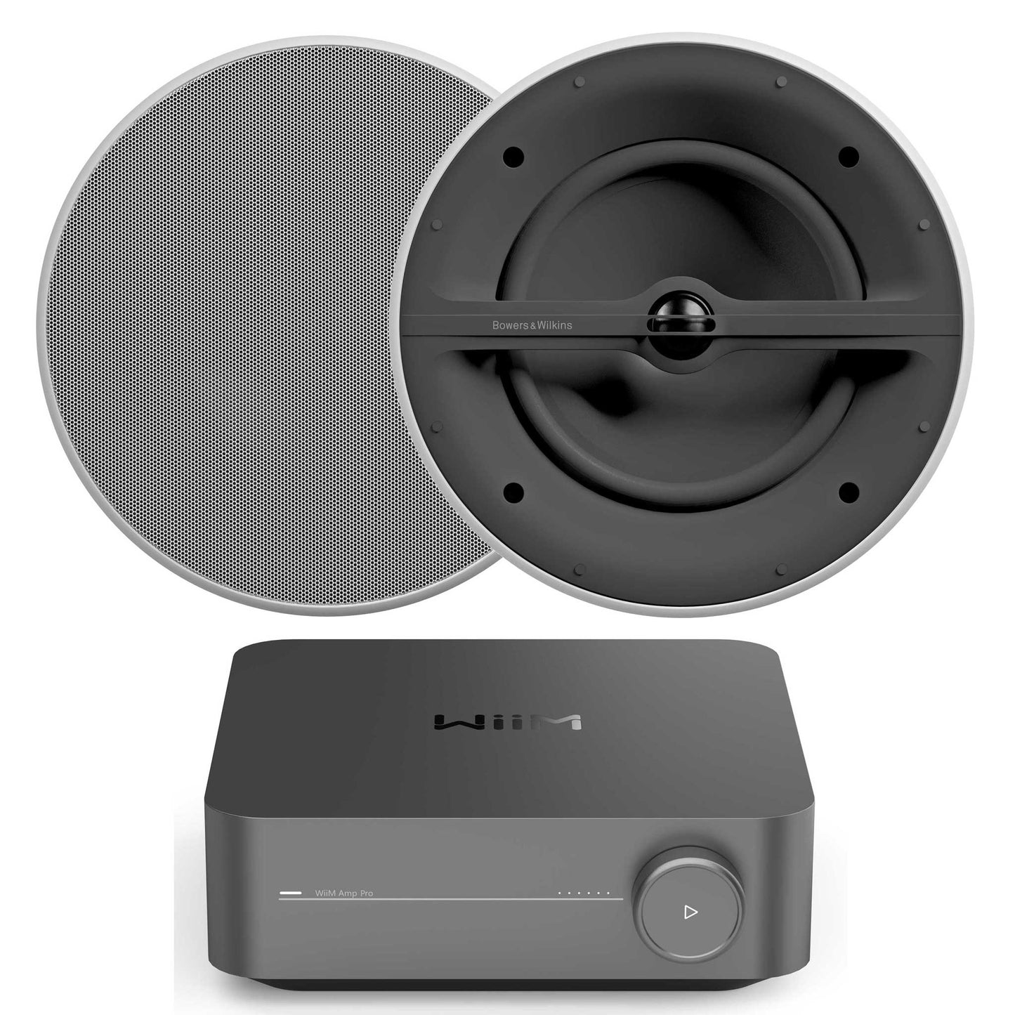 Wiim Amp Pro with Bowers & Wilkins CCM382 Ceiling Speakers