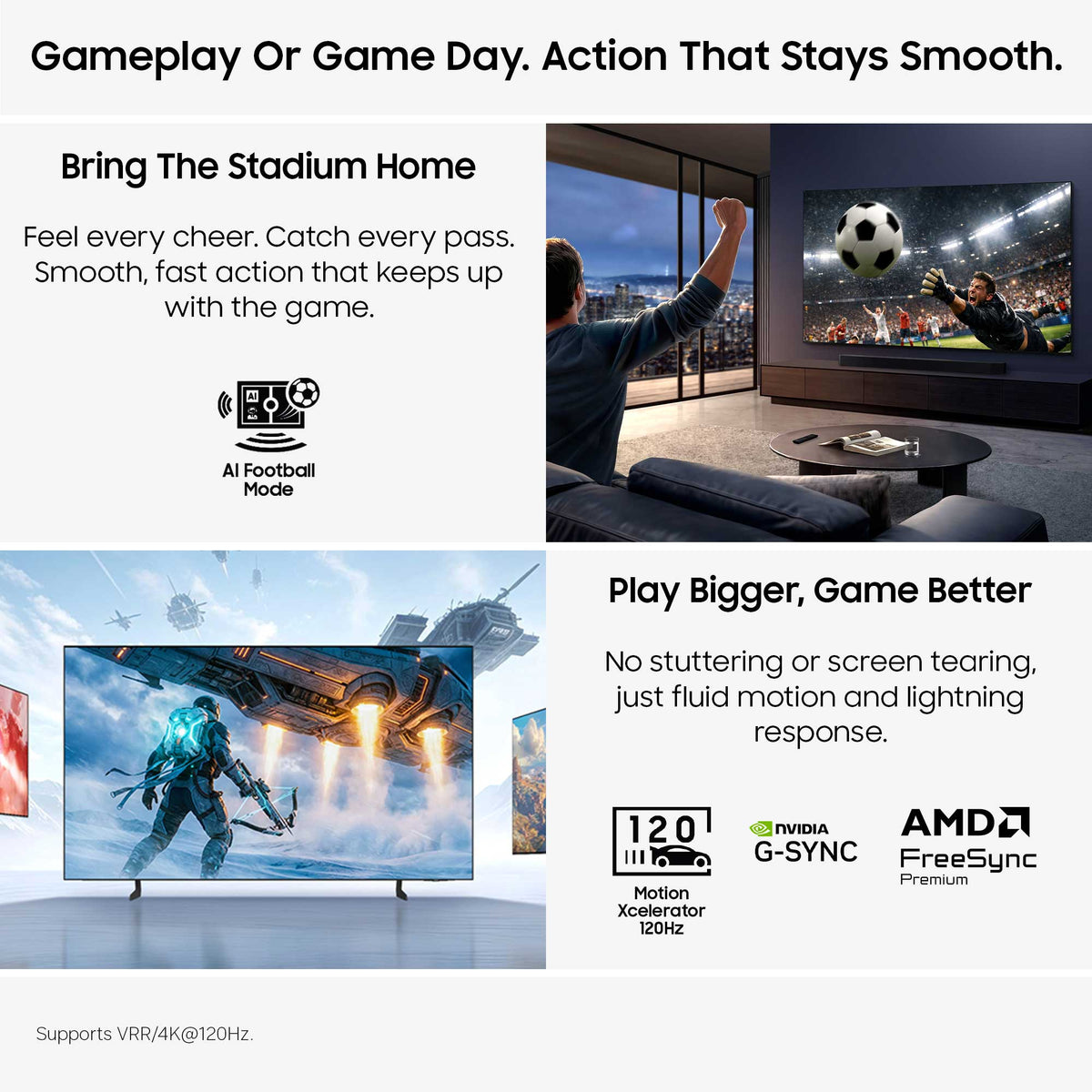 Samsung S85H 4K OLED TV Smooth Motion