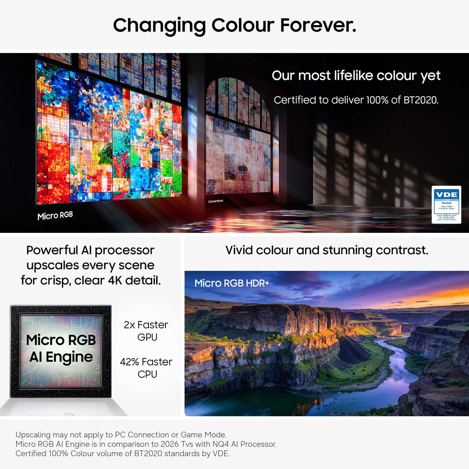 Samsung MRE55-85R85H Micro RGB Colour