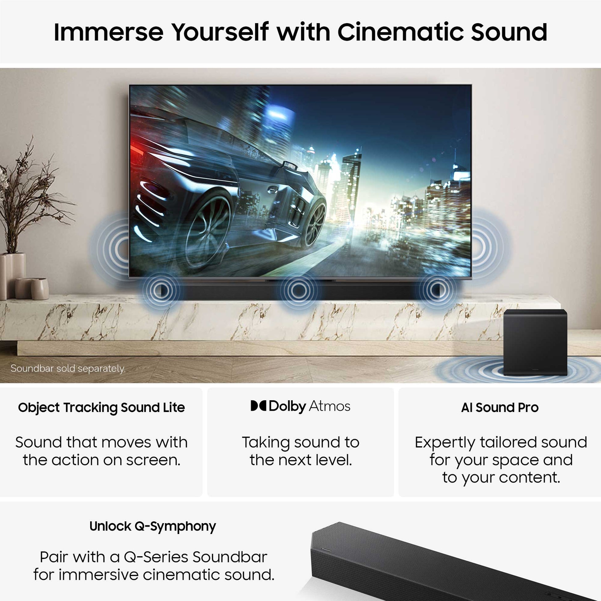 Samsung MRE55-85R85H Cinematic Sound