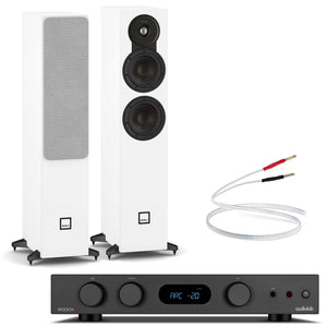 Audiolab 6000A MKII Black with Dali SONIK 5 White