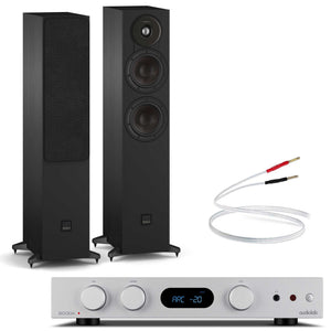 Audiolab 6000A MKII Silver with Dali SONIK 5 Black Ash