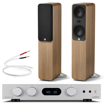 Audiolab 6000A MKII with Q Acoustics 5050 Silver / Oak