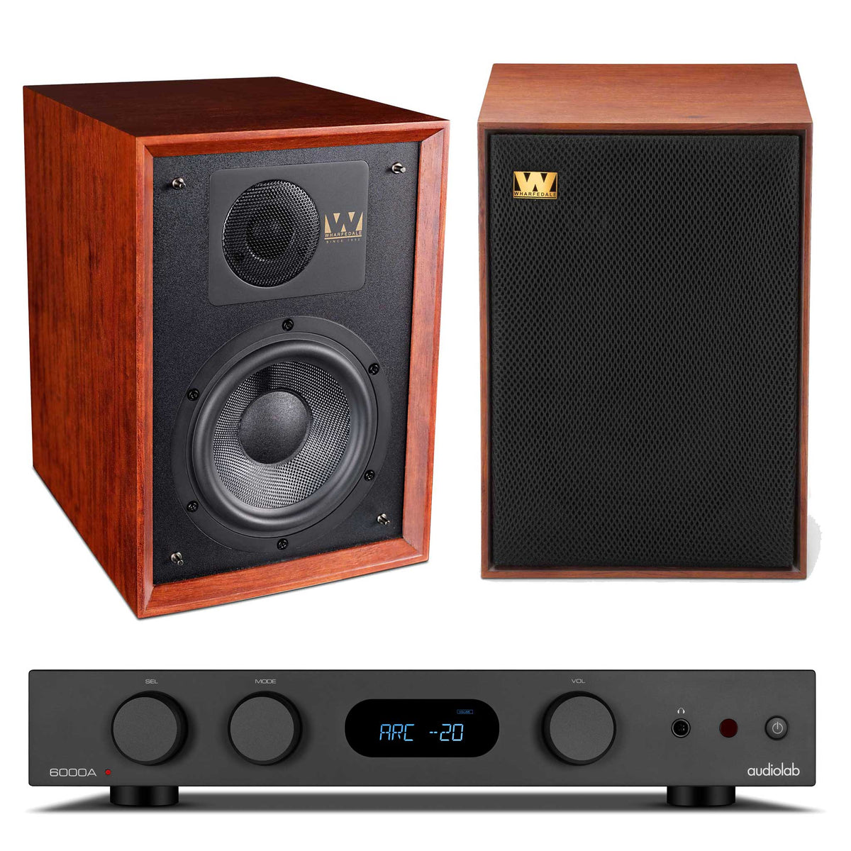 Audiolab 6000A MKII + Wharfedale Denton 85 + Cables