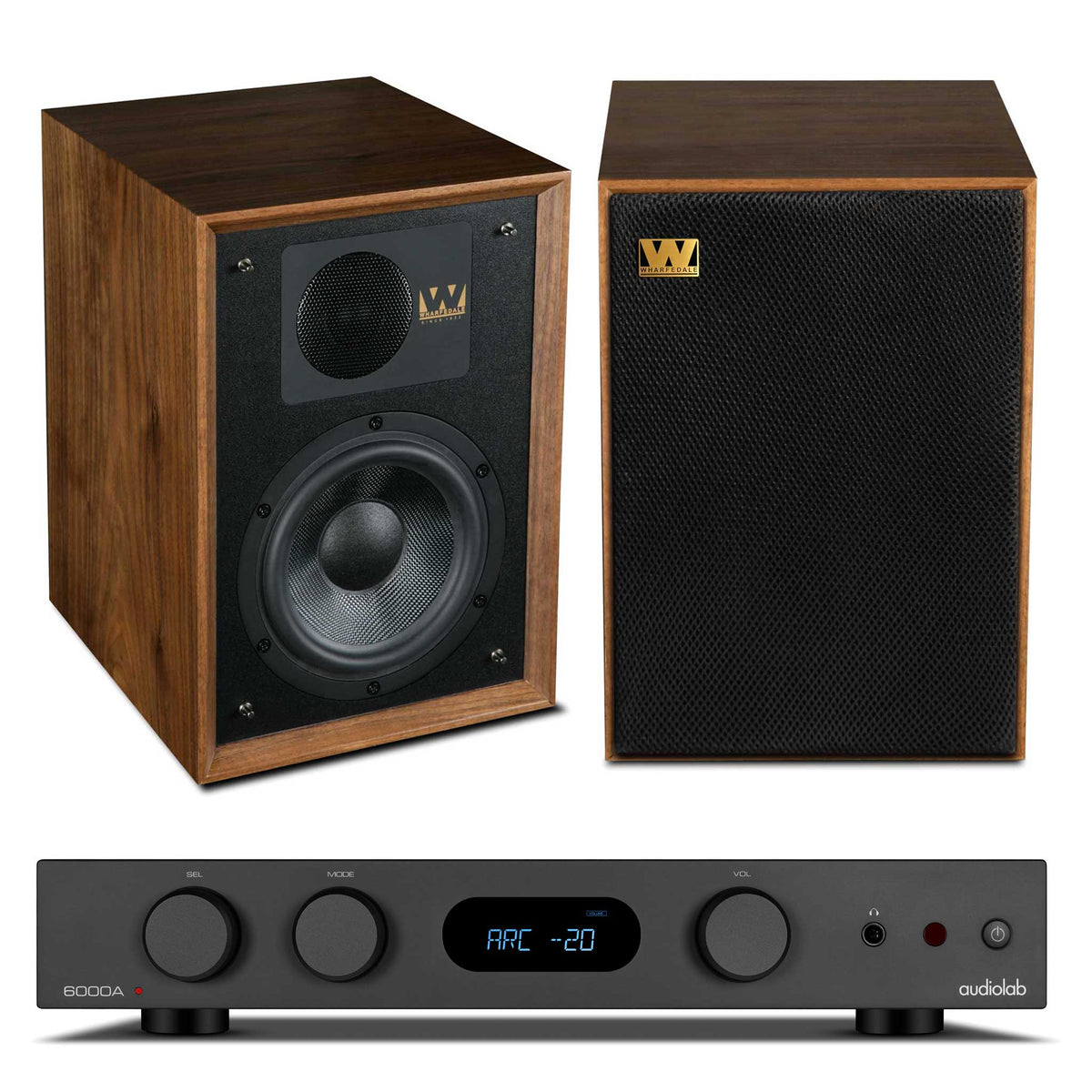 Audiolab 6000A MKII + Wharfedale Denton 85 + Cables