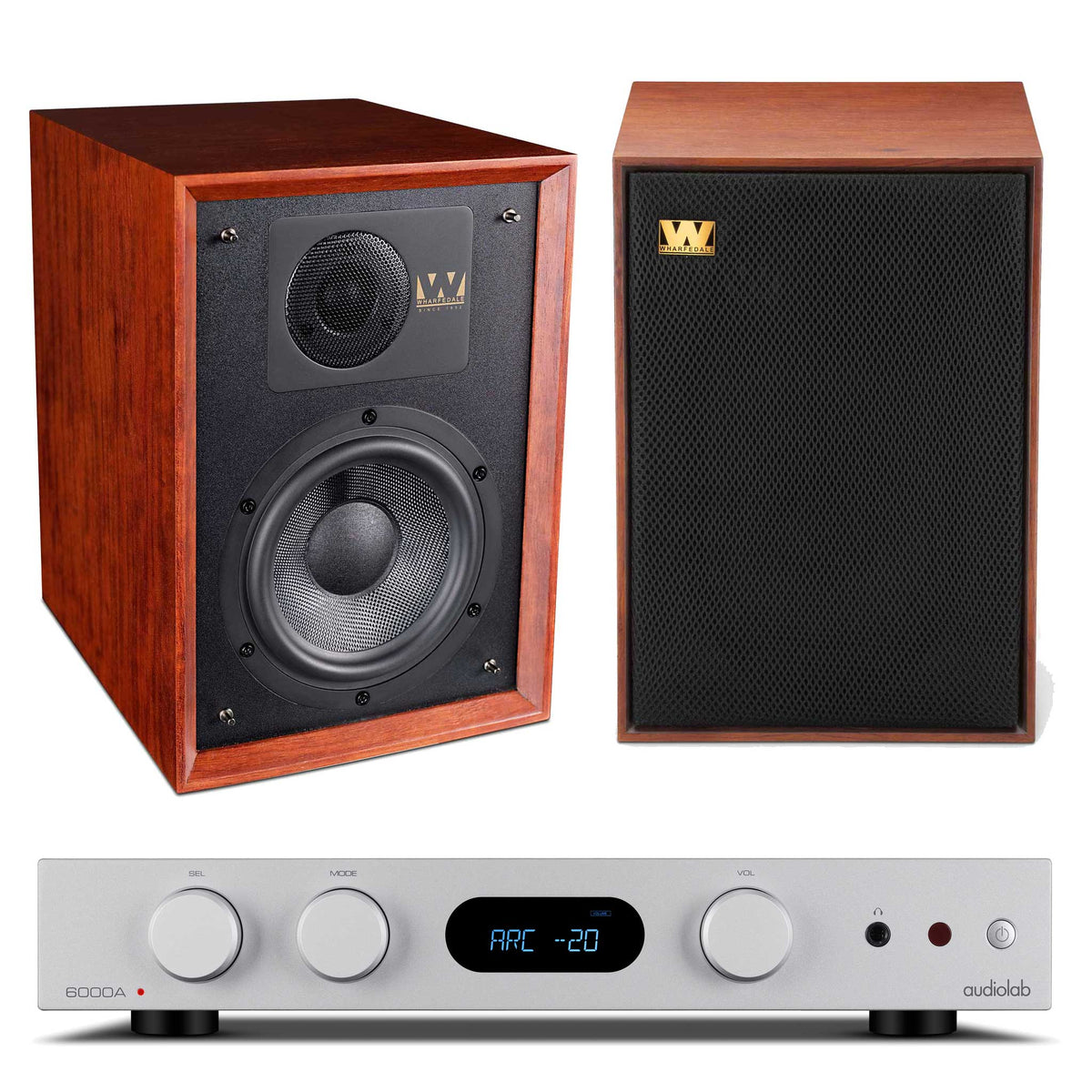 Audiolab 6000A MKII + Wharfedale Denton 85 + Cables