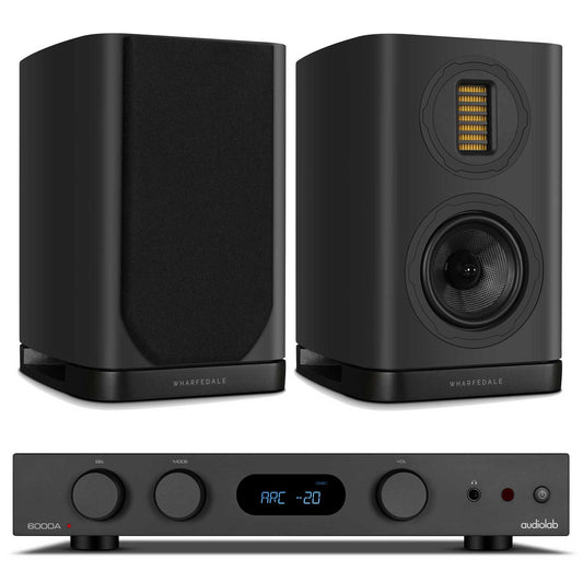 Audiolab 6000A MKII Black with Wharfedale EVO 5.1 Black