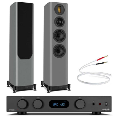 Audiolab 6000A MKII with Wharfedale EVO 5.3 Black / Grey