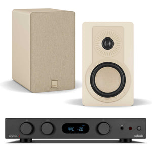 Audiolab 6000A MKII Black with Dali Kupid Caramel White