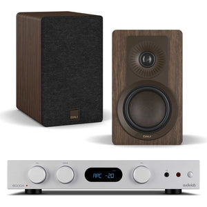 Audiolab 6000A MKII Silver with Dali Kupid Dark Walnut