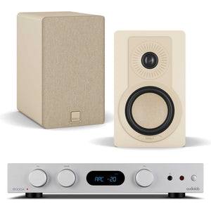 Audiolab 6000A MKII Silver with Dali Kupid Caramel White