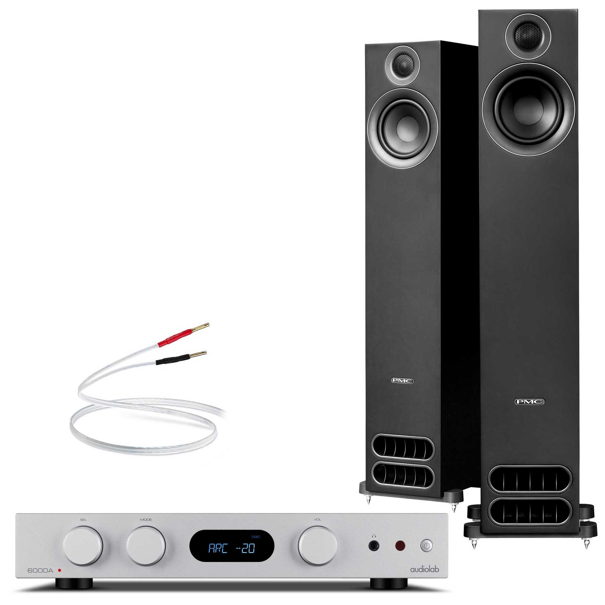 Audiolab 6000A MKII Silver with PMC prodigy5