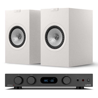 Audiolab 6000A MKII with KEF Q3 Meta Black / White