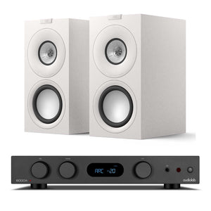 Audiolab 6000A MKII with KEF Q Concerto Meta Black / White