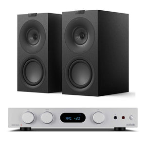 Audiolab 6000A MKII with KEF Q Concerto Meta Silver / Black