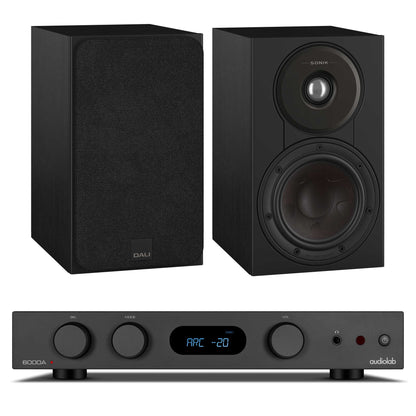 Audiolab 6000A MKII Black with Dali SONIK 1 Black Ash