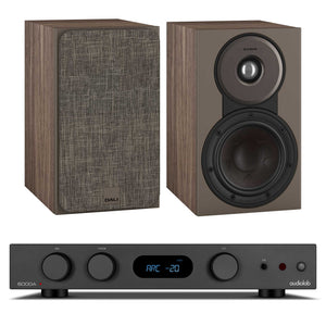 Audiolab 6000A MKII Black with Dali SONIK 1 Walnut