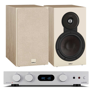 Audiolab 6000A MKII Silver with Dali SONIK 3 Natural Oak