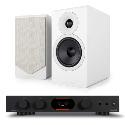 Audiolab 7000A Black with  Acoustic Energy AE300² Matte White