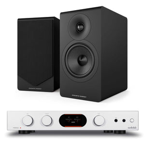 Audiolab 7000A Silver with  Acoustic Energy AE300² Matte Black