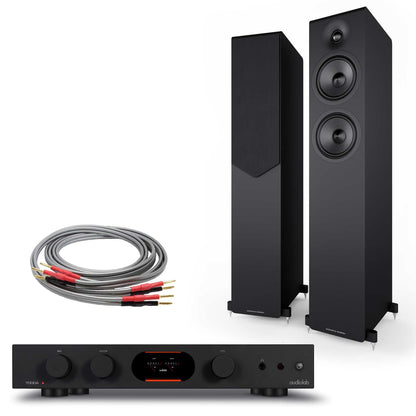Audiolab 7000A Black with  Acoustic Energy AE309² Matte Black