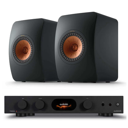 Audiolab 7000A with KEF LS50 Meta Black / Carbon Black