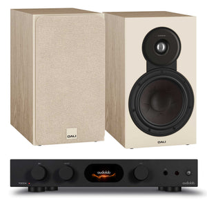 Audiolab 7000A Black with Dali SONIK 3 Natural Oak