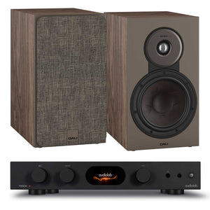 Audiolab 7000A Black with Dali SONIK 3 Walnut