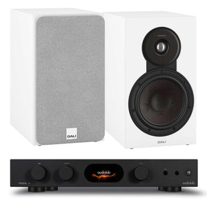Audiolab 7000A Black with Dali SONIK 3 White