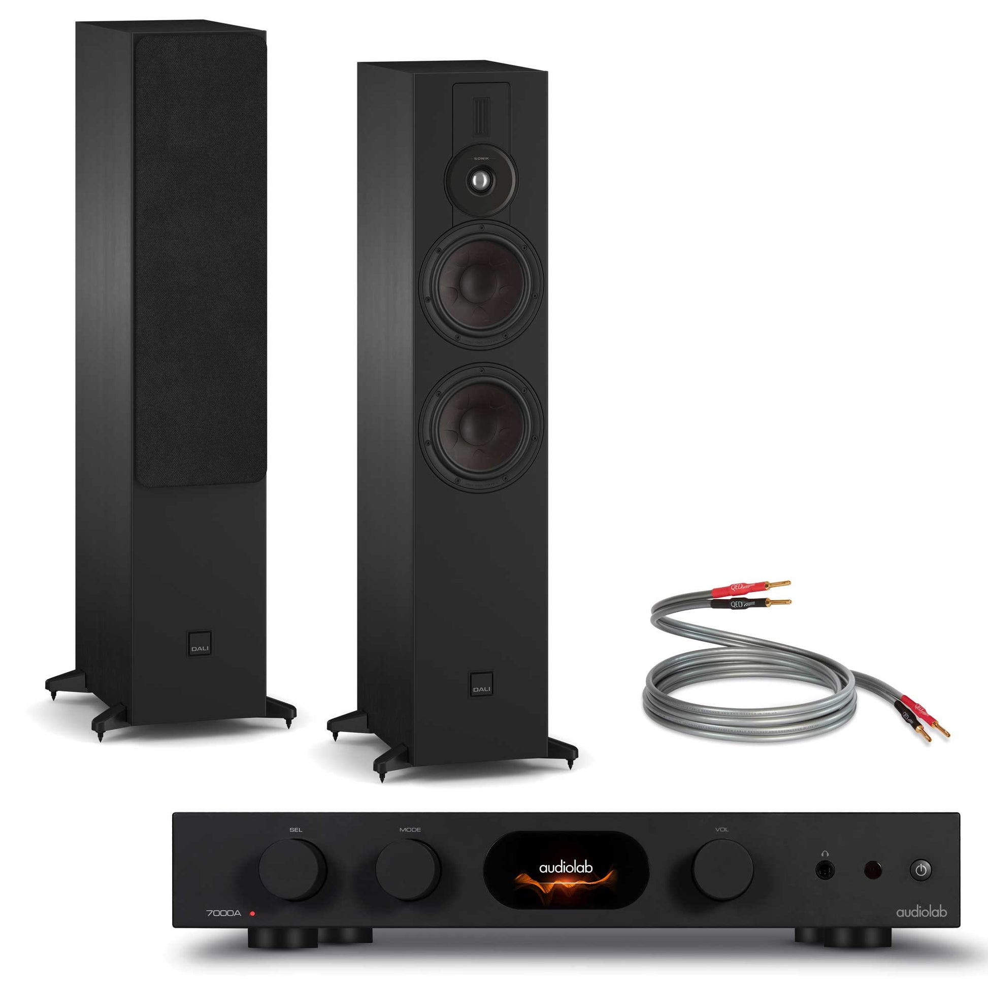 Audiolab 7000A Black with Dali SONIK 7 Black