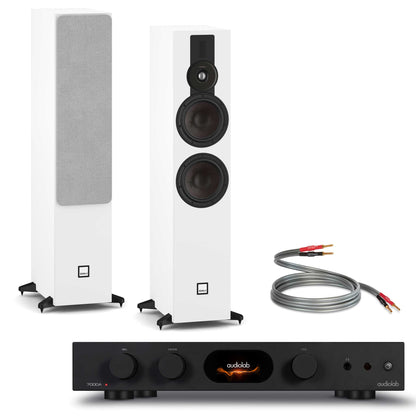 Audiolab 7000A Black with Dali SONIK 7 White