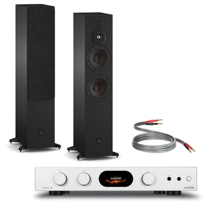 Audiolab 7000A Silver with Dali SONIK 7 Black 