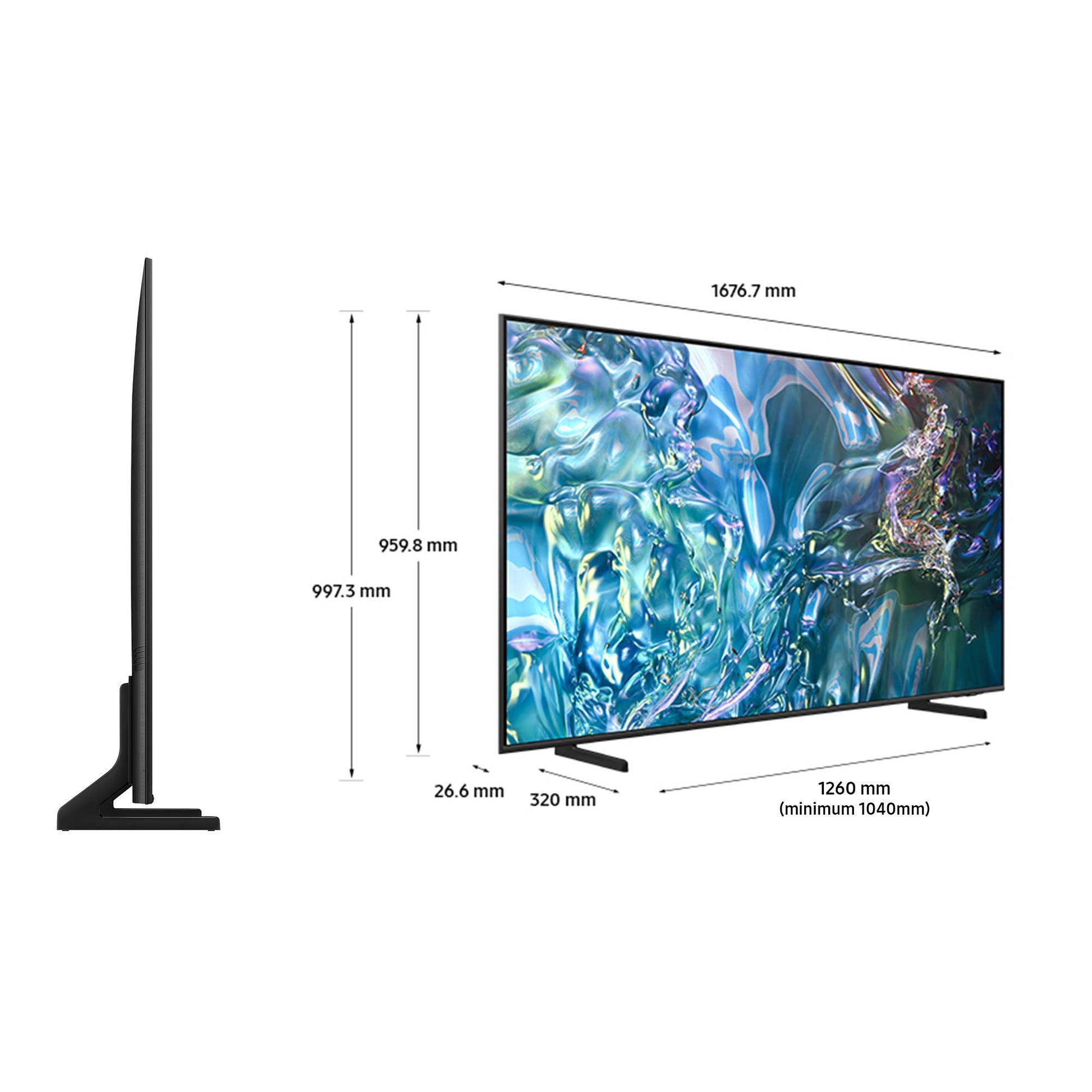 Samsung 75" Q60D QLED 4K HDR Smart TV