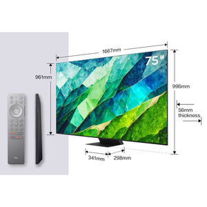TCL 75C855K Dimensions 