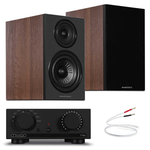 Mission 778x Black with Wharfedale Diamond 12.2i Walnut