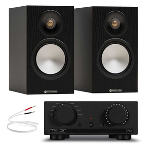 Mission 778x Black with Monitor Audio Bronze 50 7G Black