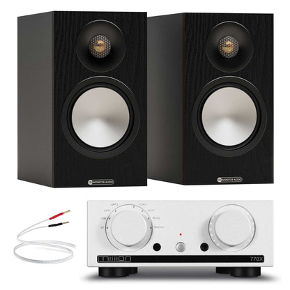 Mission 778x Amplifier with Monitor Audio Bronze 50 7G Speakers