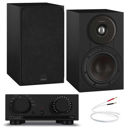 Mission 778x Black with Dali SONIK 1 Black