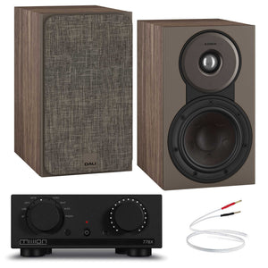 Mission 778x Black with Dali SONIK 1 Walnut