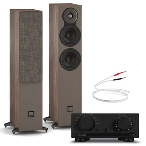 Mission 778x Black with Dali SONIK 5 Walnut