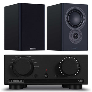 Mission 778x Black with LX-2 MKII Speakers Black