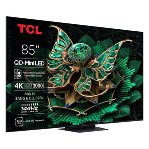 TCL 85Q7C-UK Angled View