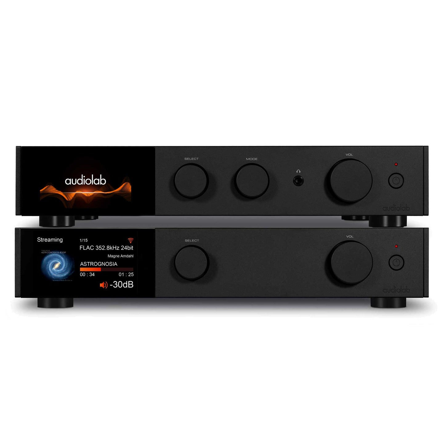 Audiolab 9000A with 9000N Black